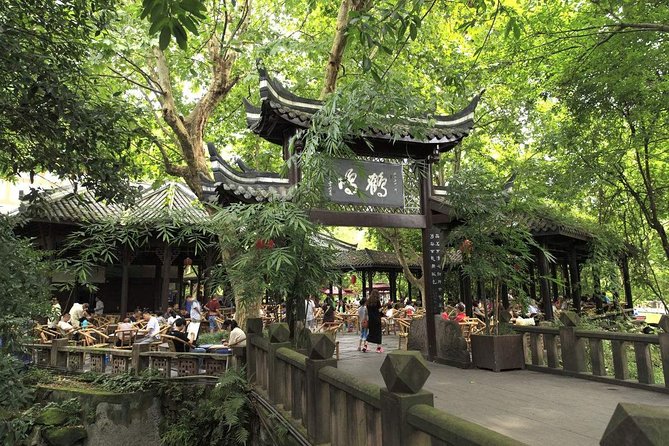 1-Day Panda Breeding Center plus Chengdu City Tour - People’s Park: Bamboo Armchairs and Jasmine Tea Like You Mean It
