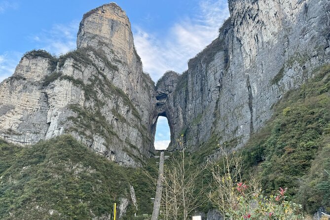 1-Day Private Tour to Tianmen Mountain & Glass Walk & Night Light - 72 Tujia Stilted Buildings at night: culture after the cablecar rush