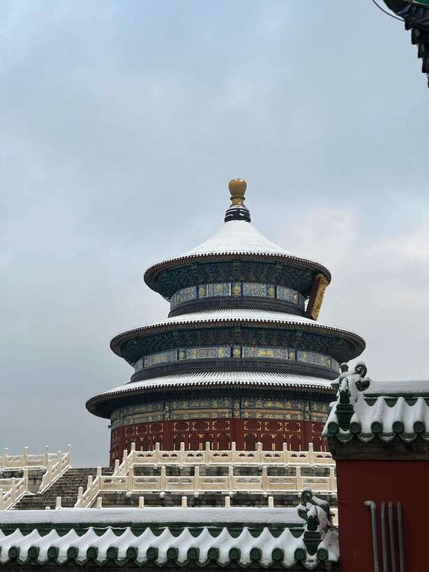 A Beijing Tour of Essentials Along the Central Axis - Walking toward Tiananmen Gate and the Forbidden City plan