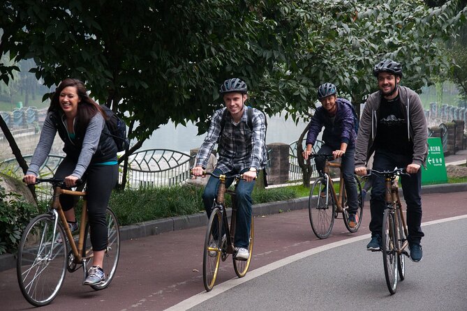 Bamboo Bicycle Tour in Chengdu - Sichuan University Huaxi campus: quiet lanes and the clock tower shot