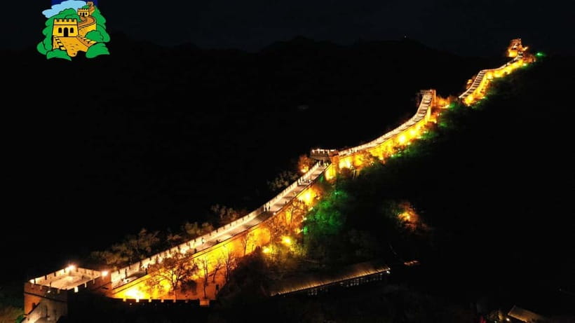Beijing：Badaling Night Great Wall Ticket, Tour & Show - The North and South Fourth Towers Plan, What You Actually See