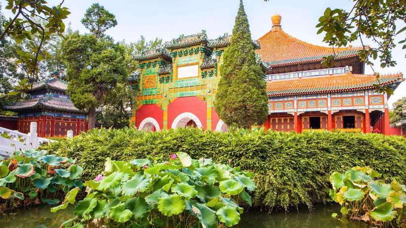 Beijing: Beihai Park Entry Ticket & English PDF Guidebook - Walking route: Nine-Dragon Wall to Jade Island highlights