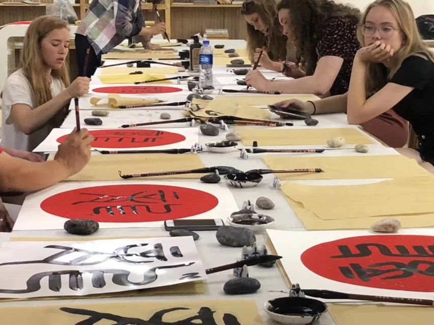 Beijing Calligraphy Class - Getting to Sun World Dynasty Hotel lobby in Wangfujing
