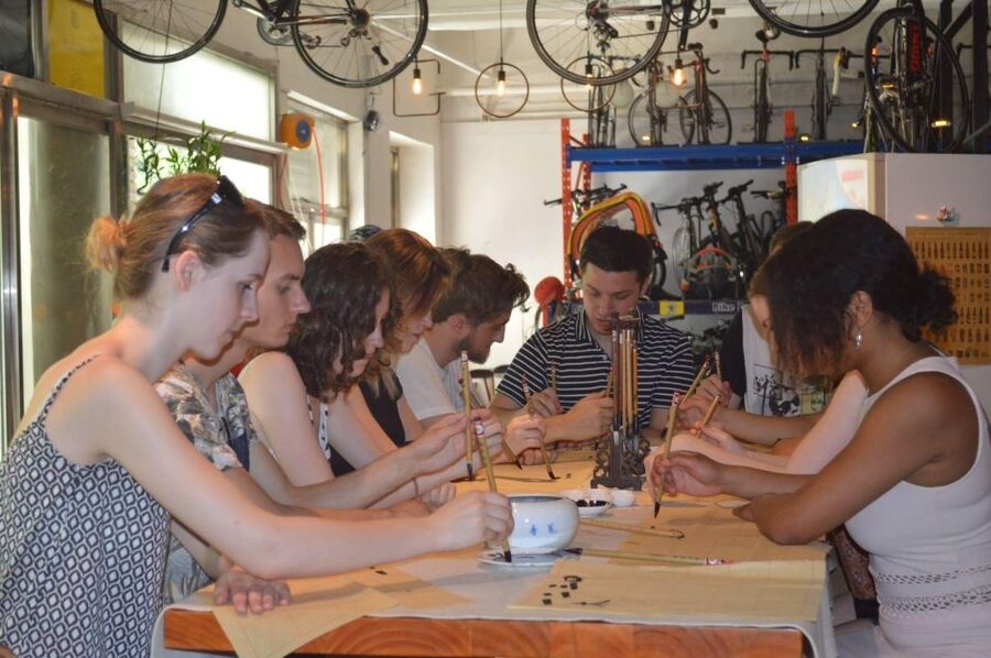 Beijing Calligraphy Class - Your final character and what you leave with