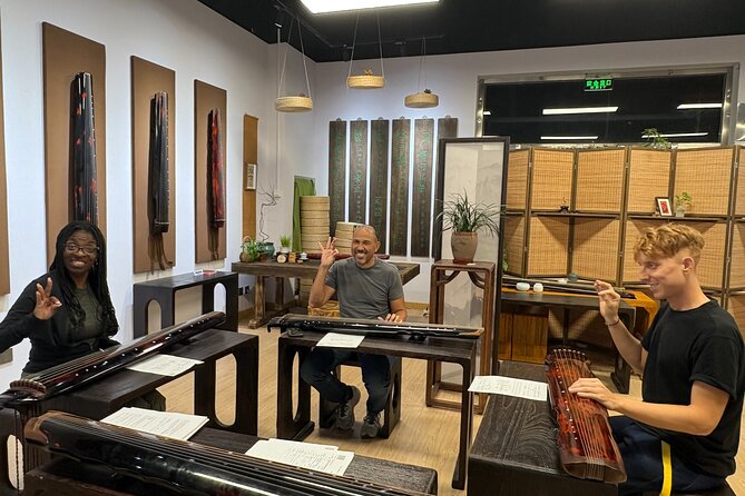 Beijing Culture: Tea Ceremony, Heritage Instrument & Calligraphy - Guqin in two steps: live melody first, then hands-on practice