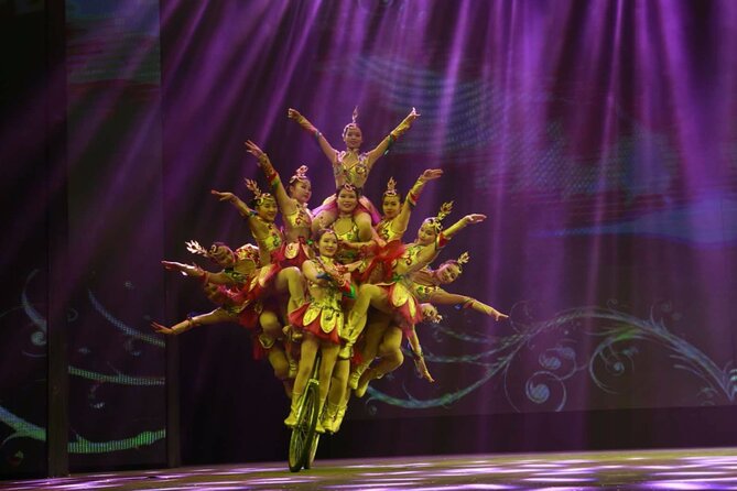 Beijing Evening Acrobat Show In Red Theater With Private Transfer - The evening plan, from hotel pickup to drop-off in about 3 hours