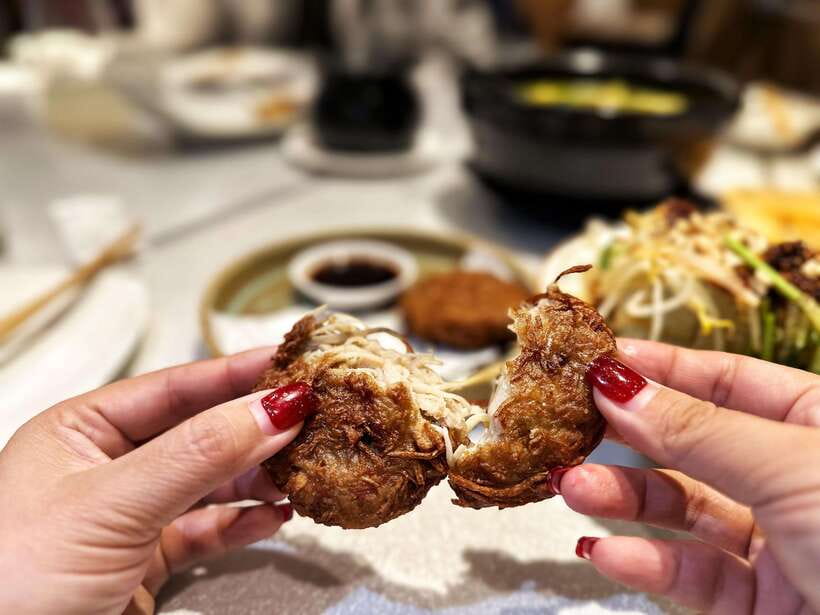 Beijing Hutong Food Crawl Delights: Peking duck, Hotpot&More - Yunnan-Style Cross-Bridge Rice Noodles and a Sweet Rice Wine Finish