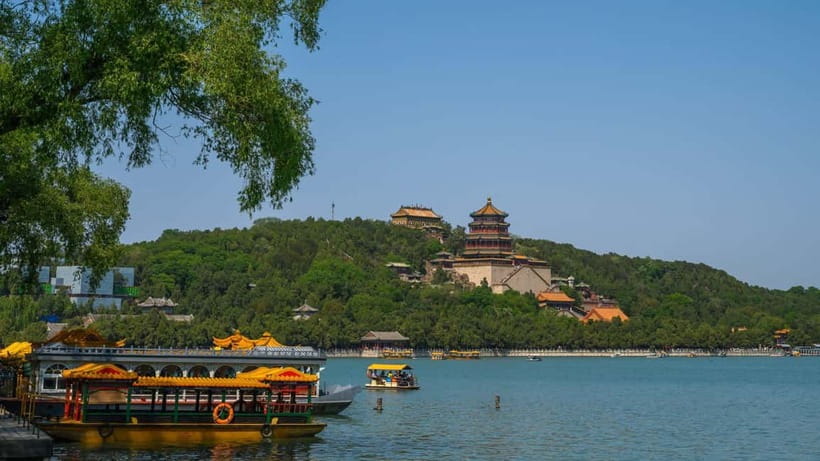 Beijing: Imperial Waterway Boat+Summer Palace SelfGuidedTour - Getting Off at South Ruyi Wharf: The Elegant Palace Entrance Moment