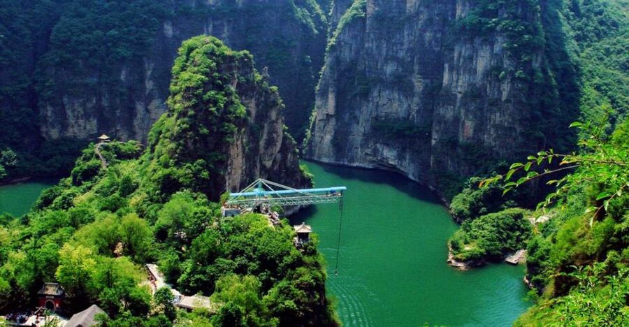 Beijing: Longqing Gorge, Ming Tombs & Lunch Private Day Tour - Dragon Escalator and cruise to Moon Island: the fun factor is real