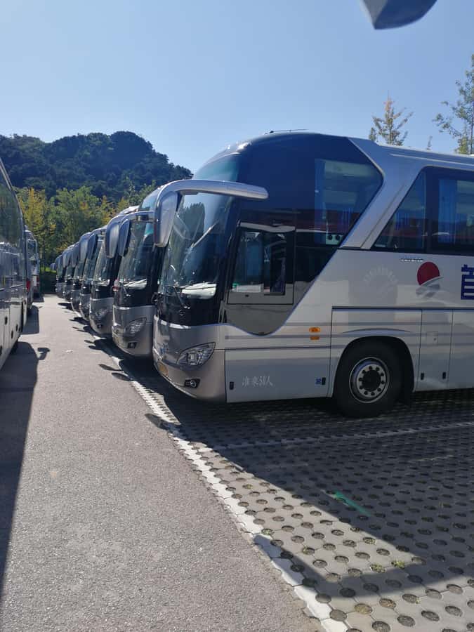 Beijing:Mutianyu Great Wall Bus Tour 7/8/9/10/13/13:30/15:30 - Bus rides that keep the day from getting chopped up