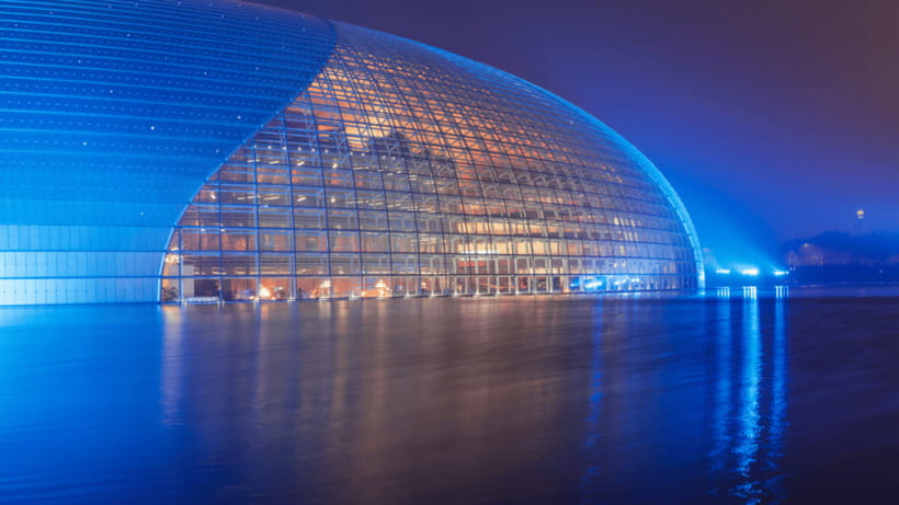 Beijing: Natinonal Center For The Peformance Arts Ticket - Light Shows and Evening Performances: The Good News, and the Risk
