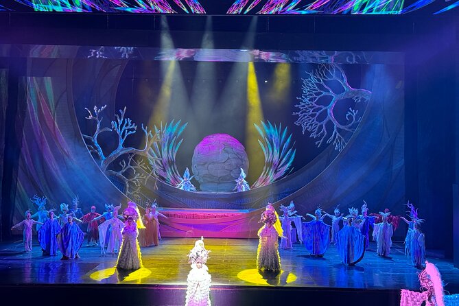 Beijing Night Golden Mask Dynasty Show Ticket with Guide and Pickup - Eight Chapters of Love, Peace, and Transformation