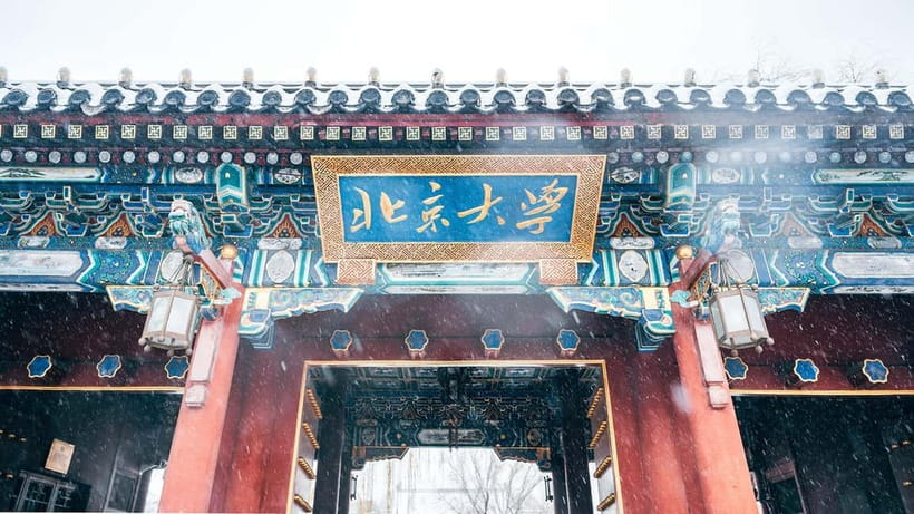 Beijing: Peking University Campus Guided Walking Tour - East Gate meeting, stone lion spot, and the tour rhythm