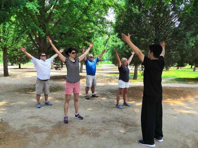 Beijing Private Tai Chi Class - Standing meditation and push hands, the real-world practice of calm