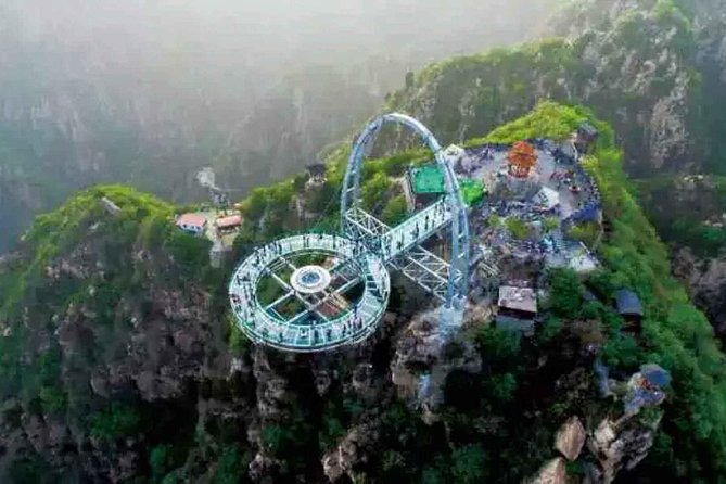 Beijing Private Tour to Shilinxia Cantilever Viewing Platform with Cable Car ride - The Hike and Rock Formations, More Than Just a Line to Walk