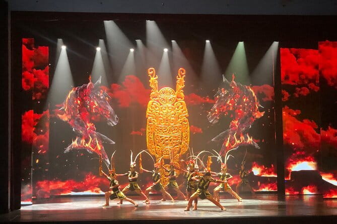 Beijing Red theatre Acrobatics Show Ticket - What I would do for food, using the nearby noodle-bar tip