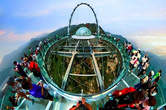 Beijing Shilingxia Glass Bridge Tour: Transfer or Guide Service - Shilingxia’s Glass UFO and the real thrill factor