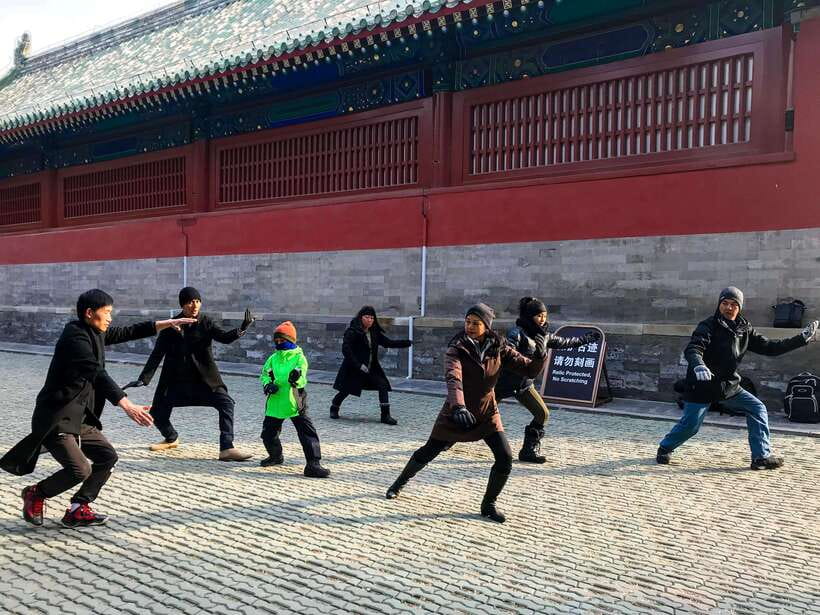 Beijing: Temple Of Heaven+Tai Chi Class+Tea Ceremony - Temple of Heaven East Gate: The Day Starts Like Beijing