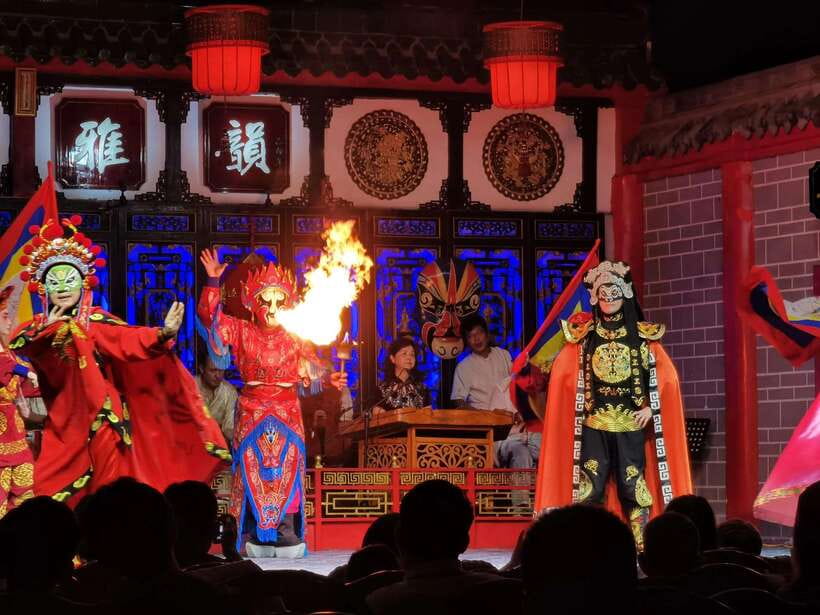 Chengdu: Sichuan Opera Face-Changing and Acrobatics Show - The 1.5-Hour Show Experience: Face-Changing, Acrobatics, and Story Flow