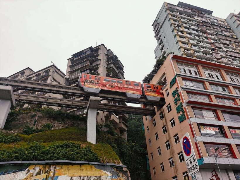Chongqing: 1-day Essential Guided City Tour without Car - The heart of the day: Kuixinglou and Liziba, Chongqing’s famous vertical energy
