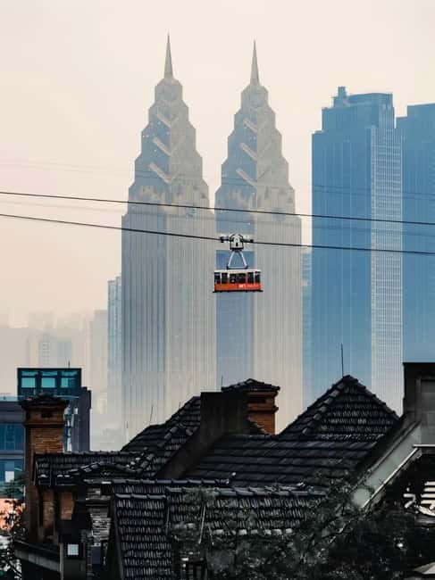 Chongqing deep explore & private car service including meals - Liziba Station and the Embassy Ruins With a Sky Rope Bridge