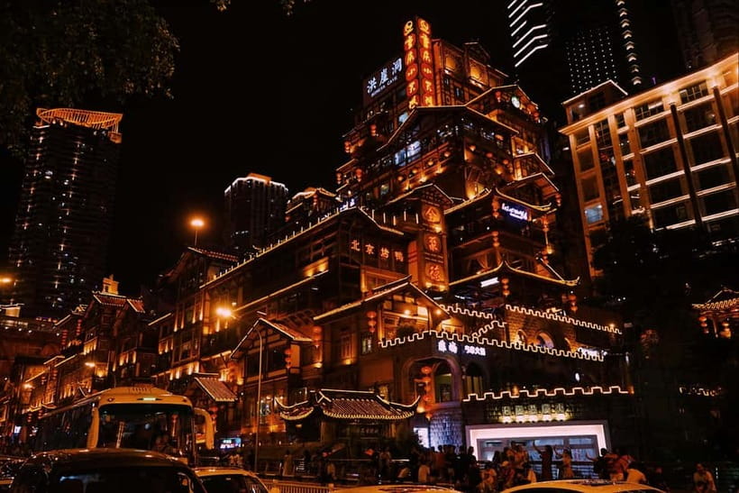 Chongqing: Surreal Urban, Ancient Town, and Secret Viewpoint - Liziba Monorail, the ride that feels impossible