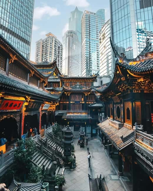 Chongqing: Trendy Spots, Cableway & Ferry Private Tour - Nanbin Zhonglou Square: when “ground level” becomes a 40-meter drop