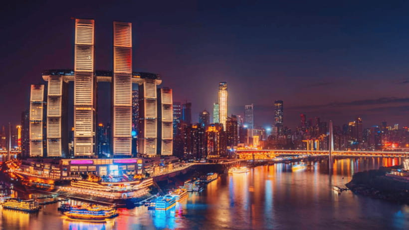 Chongqing: Two Rivers Night Cruise- Yangtze & Jialing Rivers - Route Highlights From the Water, Including the Grand Theatre Horseshoe