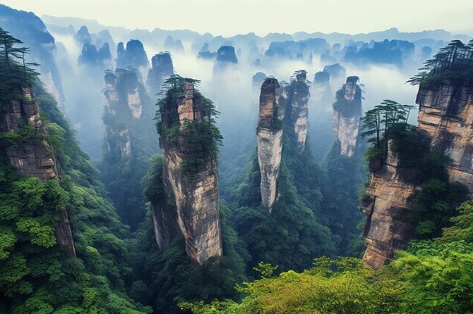 Group Tour to Avatar & Tianmen Mountain – Optional Glass Bridge - Glass Bridge day: the 300m drop feeling