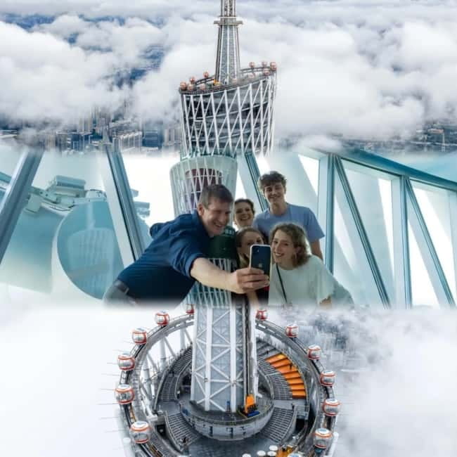 Guangzhou：Canton Tower skyview Ticket 433m/450m/488m - 433m Starry Sky Hall and the glass skywalk: the real highlight