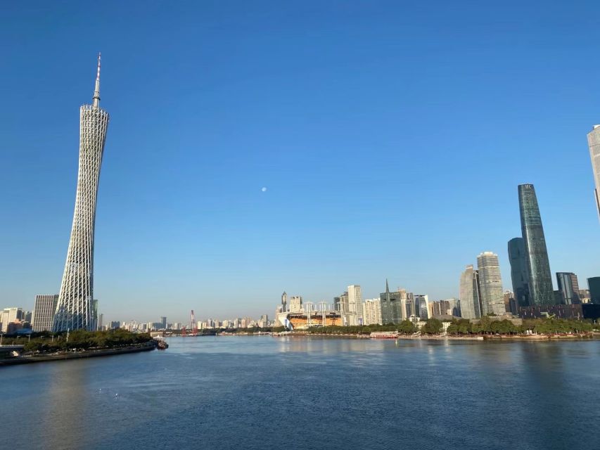 Guangzhou Day Tour By Metro & Boat - Public boat on the Pearl River to Canton Tower