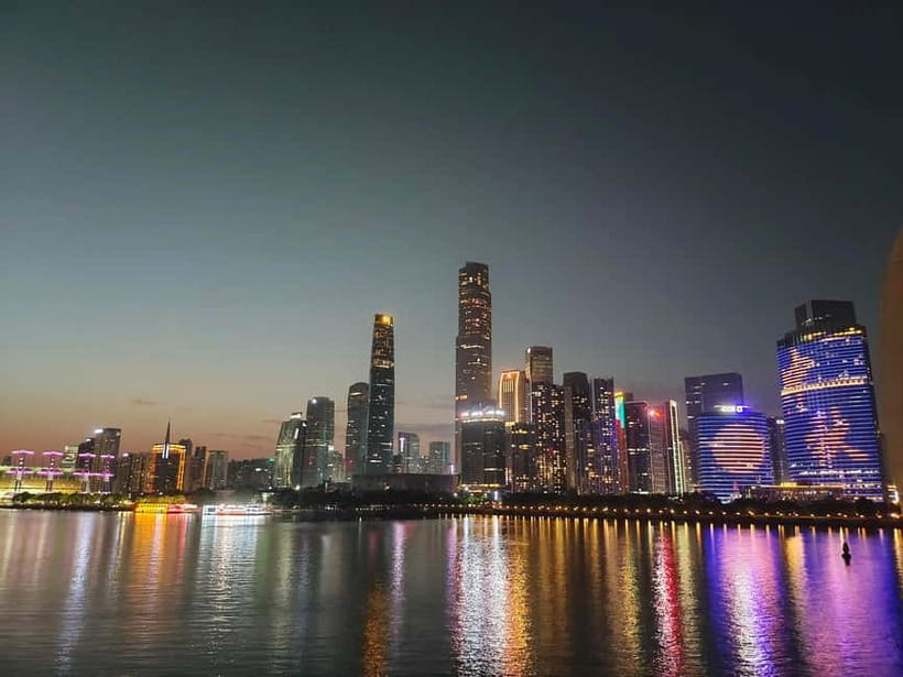 Guangzhou: Pearl River 1-hour Night Cruise (Optional Piers) - What the cruise feels like on board: timing and deck views