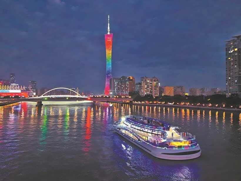 Guangzhou: Roundtrip Cruise Night View from Canton Tower - The Pearl River Route: Padi, Liede Bridge, Guangzhou Tower, and More