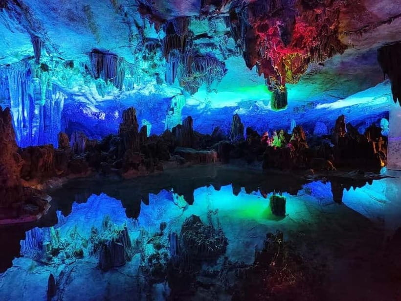 Guilin: 1-Day Cave, Xianggong Hill, Bamboo Boat & Show - Xingping bamboo boat cruise: serenity with Nine-Horse Hill in the loop