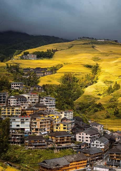 Guilin Longji: Rice Terrace with Oil-Tea Demo & Zhuang Lunch - Oil-tea workshop at Ping’an: peanuts, soybeans, grinding, and tea oil