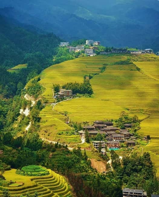 Guilin Longji: Rice Terrace with Oil-Tea Demo & Zhuang Lunch - Getting to the terrace viewpoints, hike or cable car