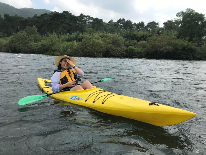 Kayaking tour with Local Guide( dry suit for winter) - Wanda Plaza Pickup and a Quiet 25 km Ride to the Kayak Spot