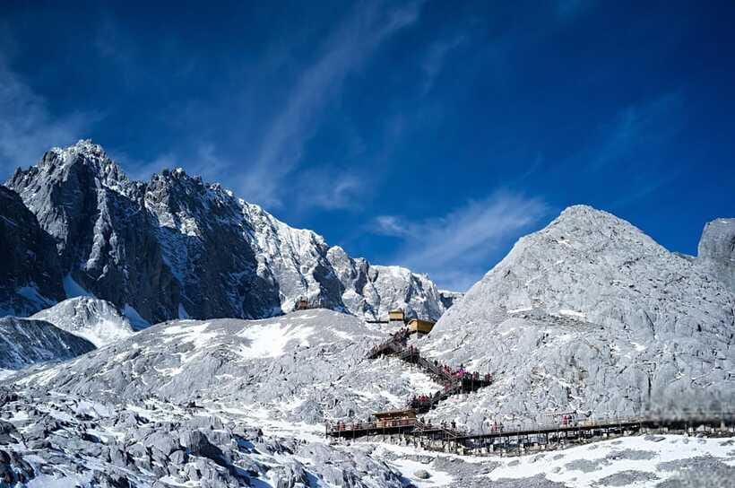 Lijiang: Jade Dragon Snow Mountain and Blue Moon Valley Tour - Blue Moon Valley: A Valley Built for River Photos