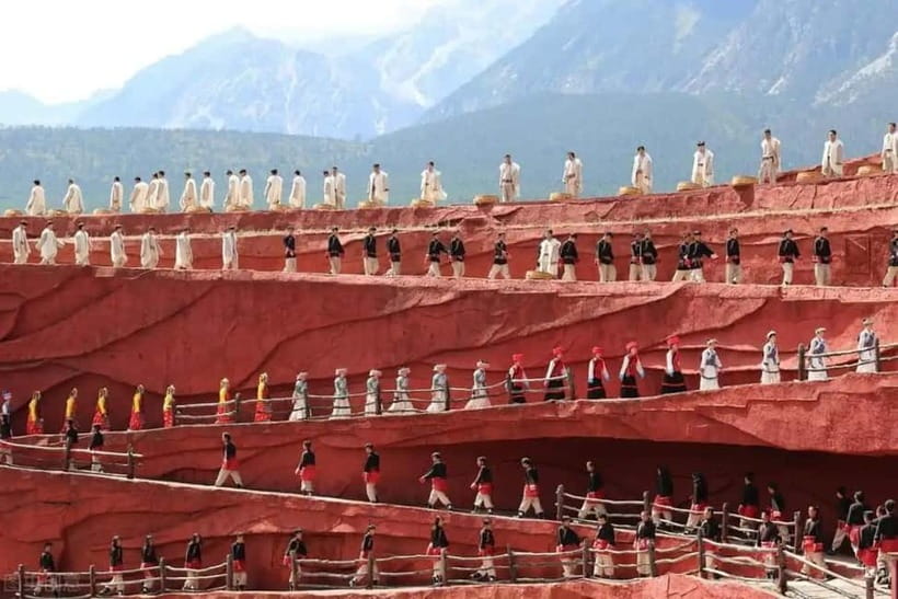 Lijiang: Jade Dragon Snow Mountain + Impression Lijiang - Black Dragon Pool Park: Ming Architecture and Mountain Reflections