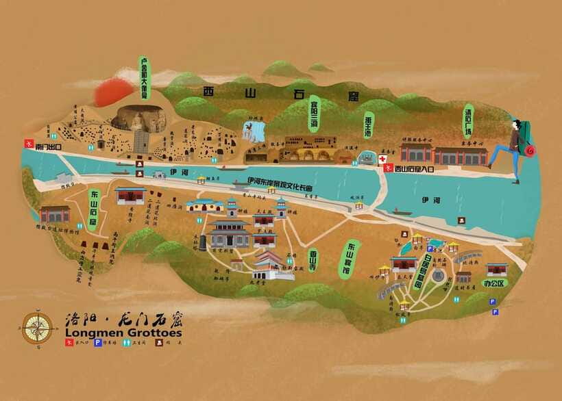 Luoyang: Longmen Grottoes Entry Ticket Only Option - Outdoors, stairs, and small rules that affect your comfort