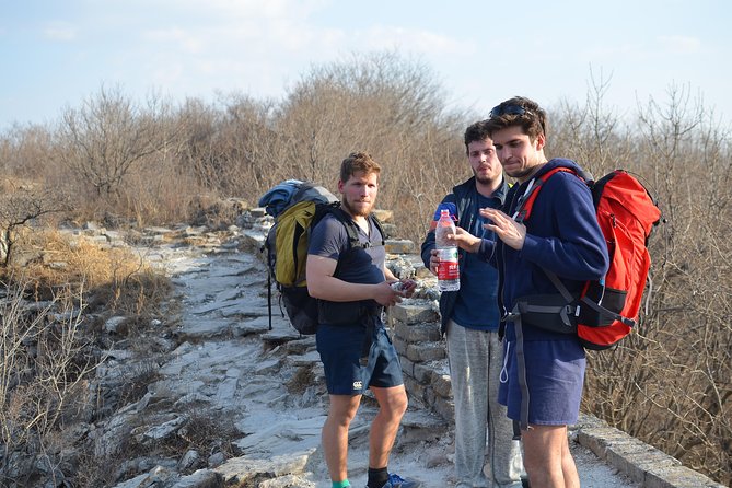 Mini Group: One-Day Jiankou to Mutianyu Great Wall Hiking Tour - Jiankou start at the wild wall: walking up toward Zhengbei Watch Tower