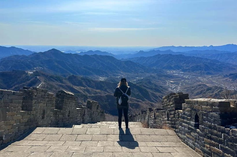 Mutianyu Great Wall 5-KM Guided Hike with Uphill Cable Car - Cable car up, internal shuttles down: where the effort is managed