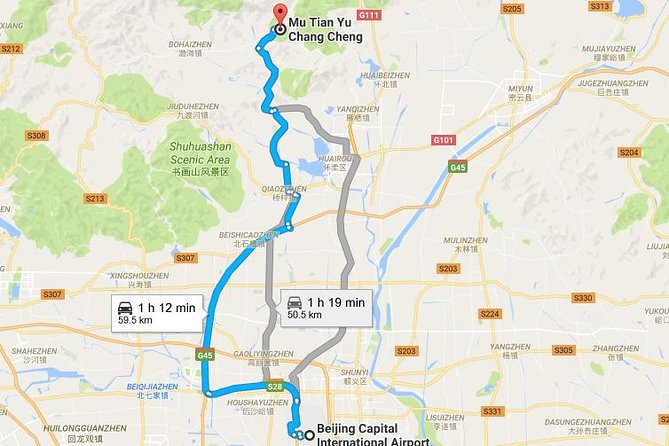 MuTianYu Great Wall and Forbidden City Day Trip by Licensed Cab - Mutianyu Great Wall: Your 2 to 3 Hour Self-Guided Block