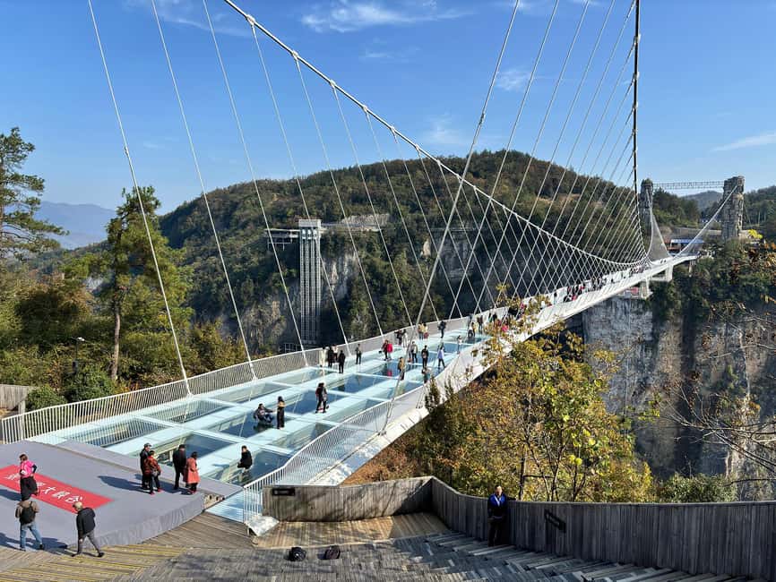 One Day Mini Group Tour to Glass Bridge and Tianmen Mountain - Ropeway Up and Moving Parts on Tianmen Mountain