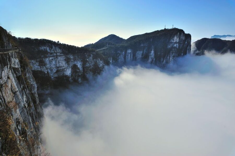 Private Day Tour to Tianmen mountain & Sky walk&Glass Bridge - Walking Zhangjiajie Glass Bridge 430 meters long and 375 meters up