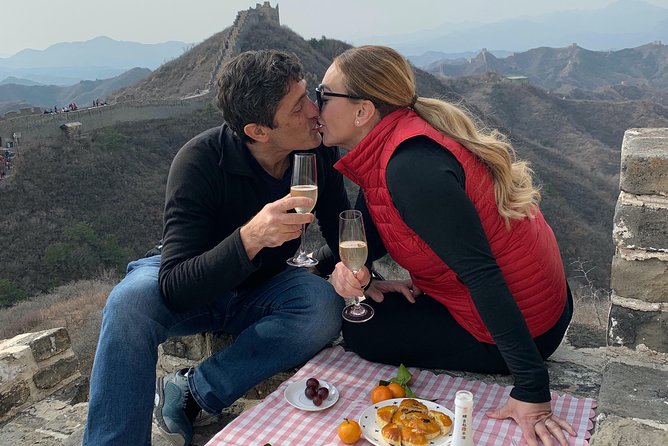 Private Day Trip to the Huanghuacheng Wild Great Wall with Picnic - Picnic on the Wall: champagne, snacks, fruits, and celebration energy