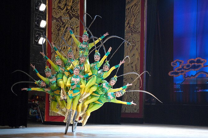Red Theatre Beijing Acrobatic Show Tickets Official Booking - The show itself: gravity-defying acrobatics, costumes, and screen effects