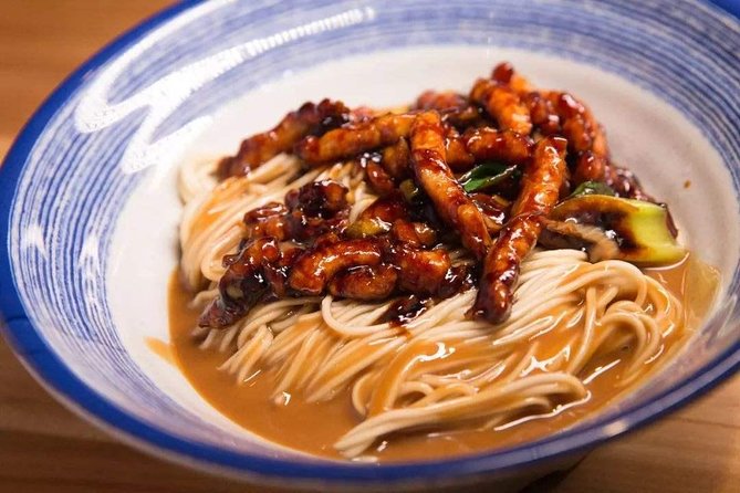 Secret Noodle and Wonton in Shanghai Alleyways with Local Beer - Wontons near South Shan’xi Road: shrimp, veggie, and small vs large