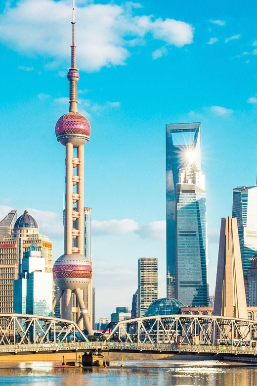 Shanghai: Oriental Pearl Tower Entry Ticket with PDF Guide - The 90 m outdoor observatory: fresh air and sharper city edges