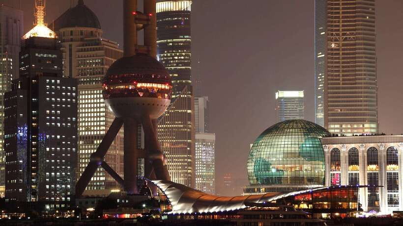 Shanghai: Oriental Pearl Tower Entry Ticket with PDF Guide - Updating City multimedia show: storytelling in a ring
